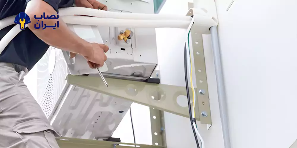 نصب کندانسور کولر گازی با ثبات کامل | نصاب حرفهای